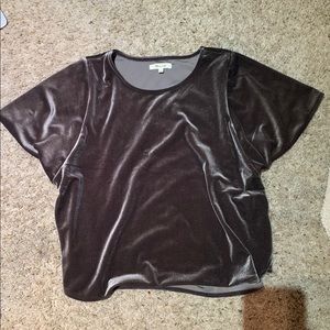 Madewell silver blouse